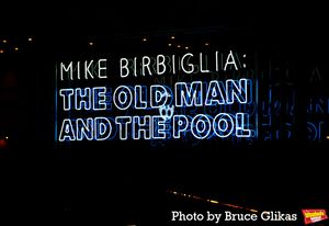 Signage at "Mike Birbiglia: The Old Man & The Pool" @ BroadwayWorld Signage at "Mike Birbiglia: The Old Man & The Pool" Photo