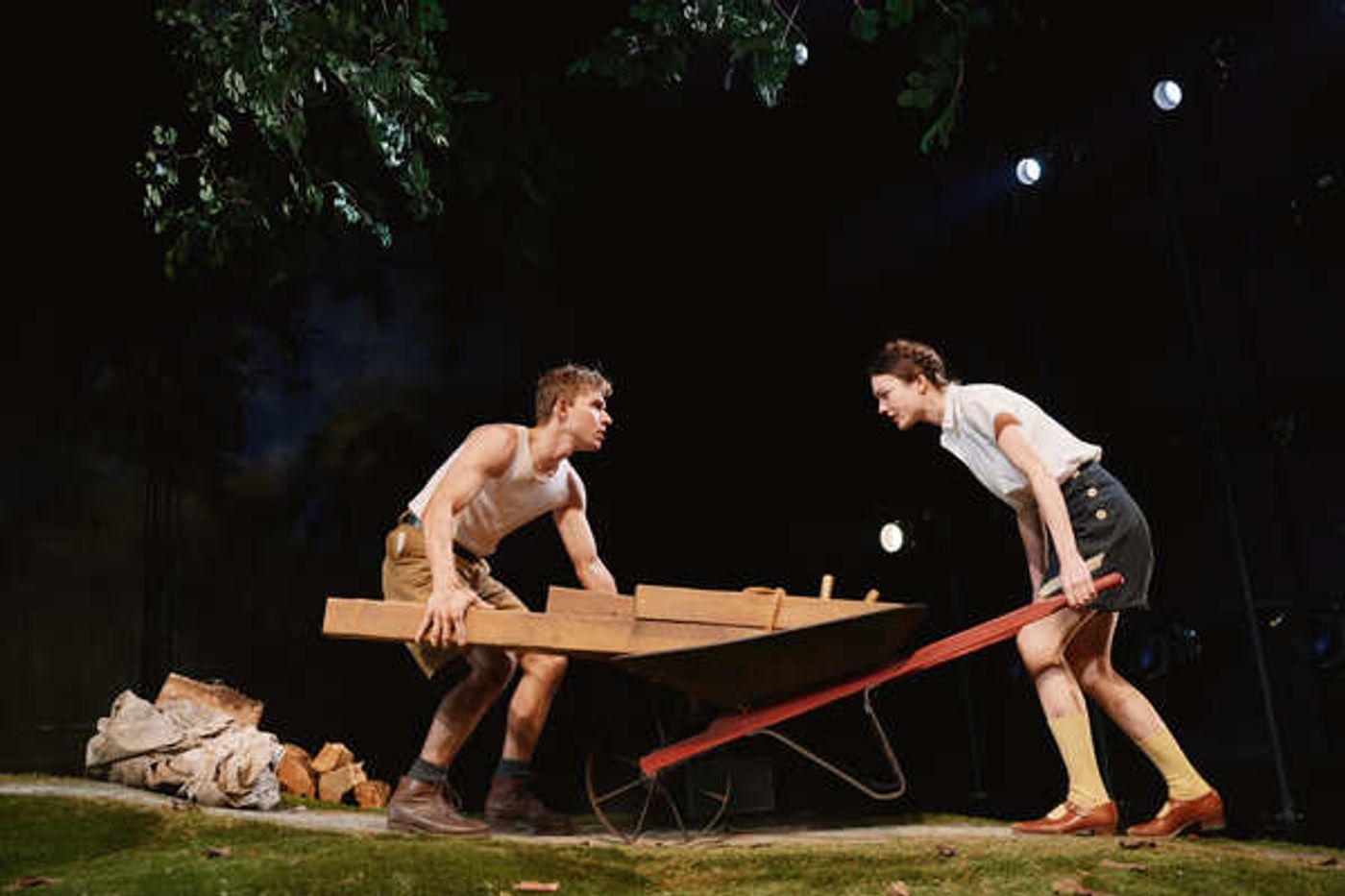 Photos: First Look at Johnny Berchtold & Lily McInerny in CAMP SIEGFRIED at Second Stage Theater  Image