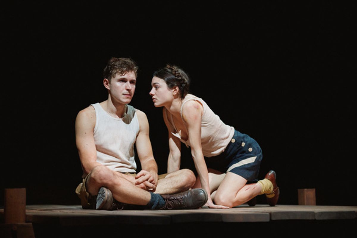 Johnny Berchtold and Lily McInerny  at 