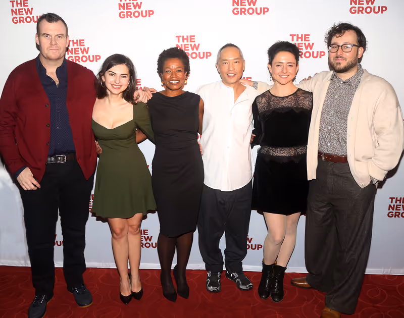 Photos: On the Red Carpet at Opening Night of the New Group's EVANSTON SALT COSTS CLIMBING — photo 1 of 34