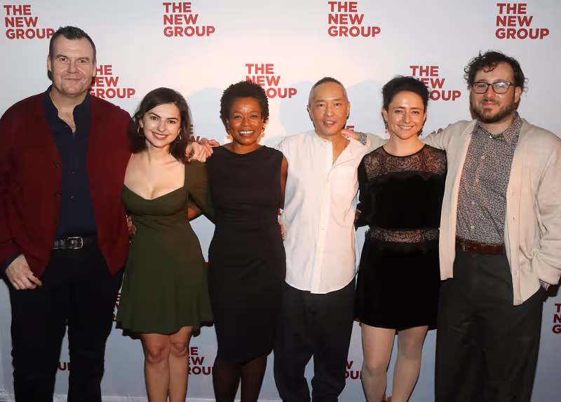 Photos: On the Red Carpet at Opening Night of the New Group's EVANSTON SALT COSTS CLIMBING — photo 2 of 34