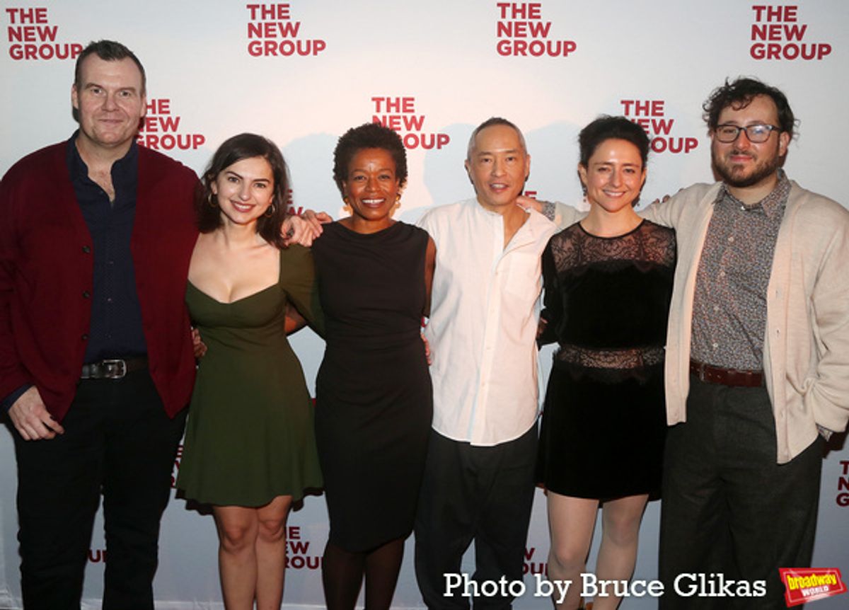Jeb Kreager, Rachel Sachnoff, Quincy Tyler Bernstine, Ken Leung, Director Danya Taymor and Playwright Will Arbery at 