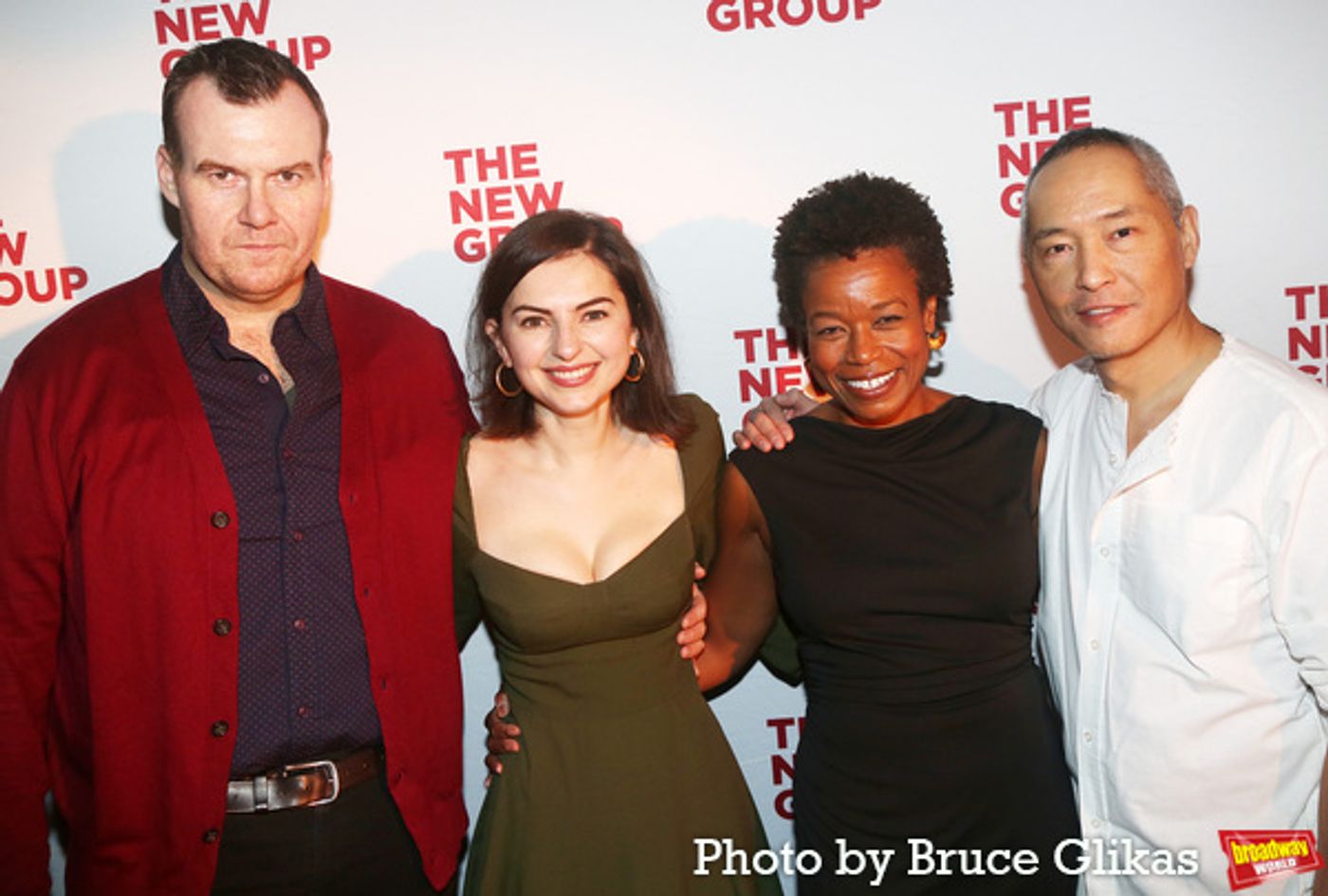 Photos: On the Red Carpet at Opening Night of the New Group's EVANSTON SALT COSTS CLIMBING  Image