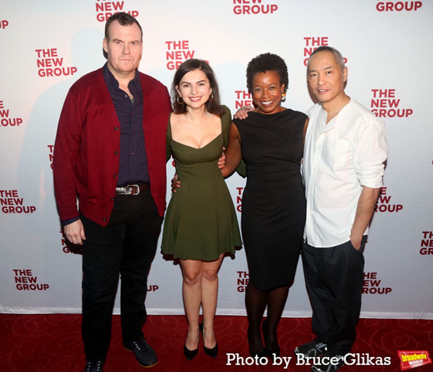 Photos: On the Red Carpet at Opening Night of the New Group's EVANSTON SALT COSTS CLIMBING  Image