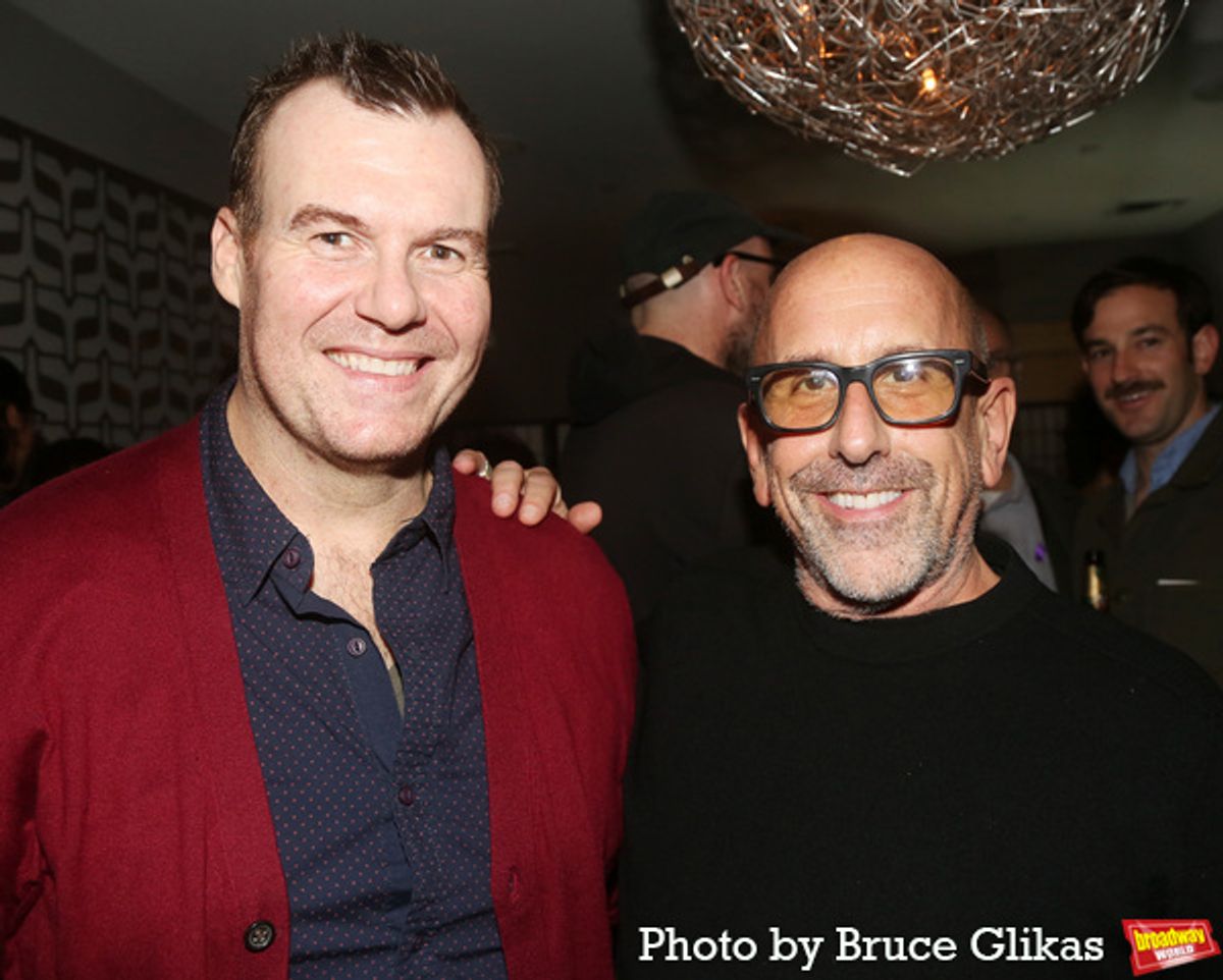 Jeb Kreager and The New Group Founding Artistic Director Scott Elliott at 