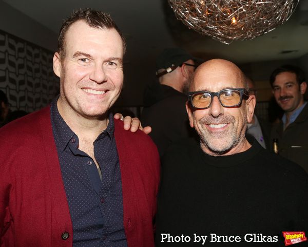 Jeb Kreager and The New Group Founding Artistic Director Scott Elliott Photo
