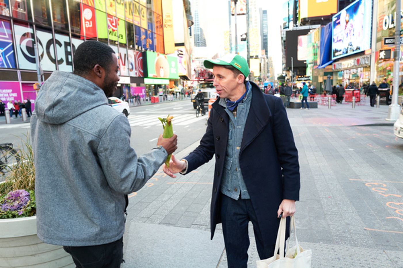 Photos & Video: The Company of SHUCKED Takes Over Times Square  Image