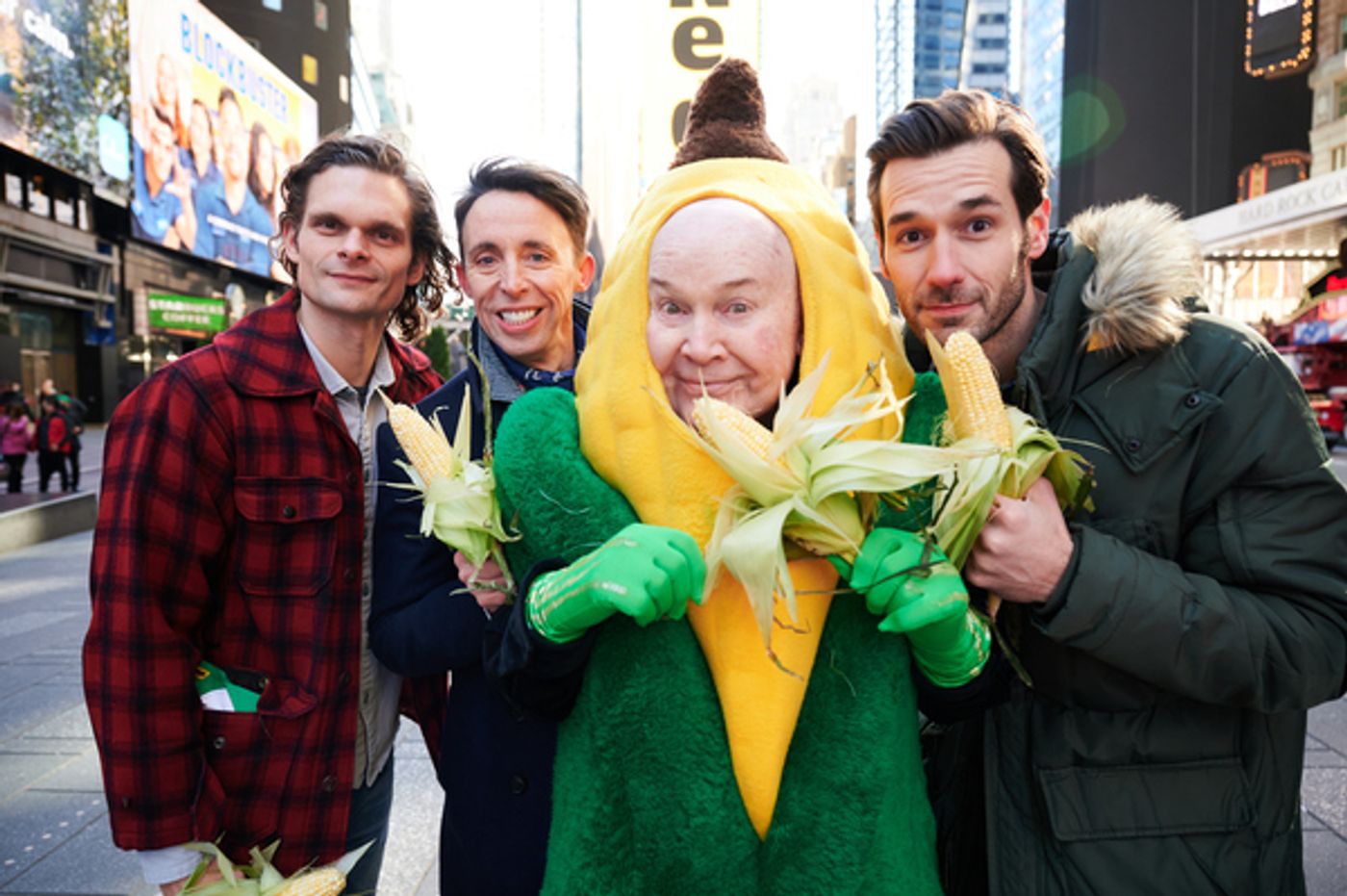 Photos & Video: The Company of SHUCKED Takes Over Times Square  Image