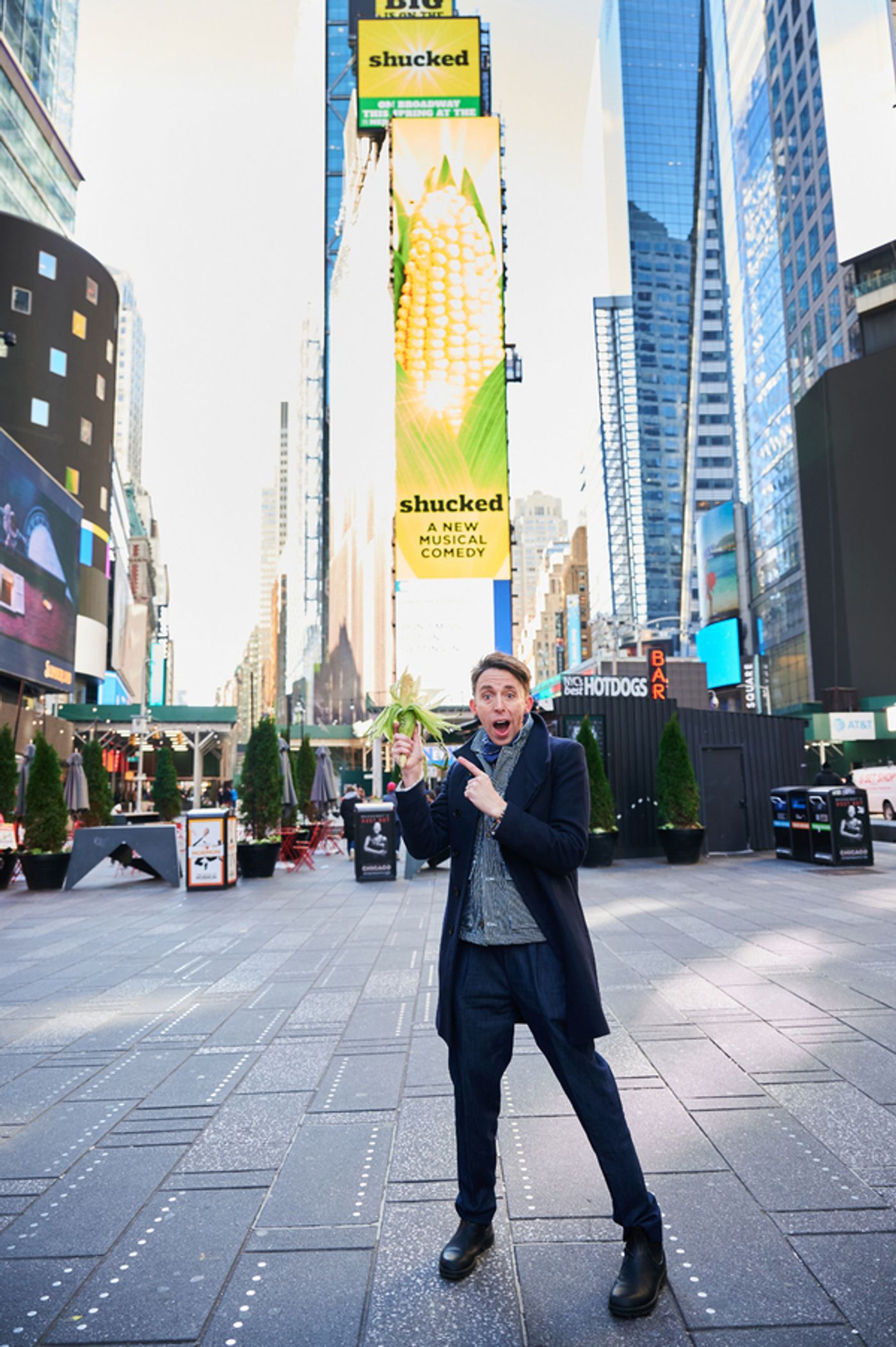 Photos & Video: The Company of SHUCKED Takes Over Times Square  Image