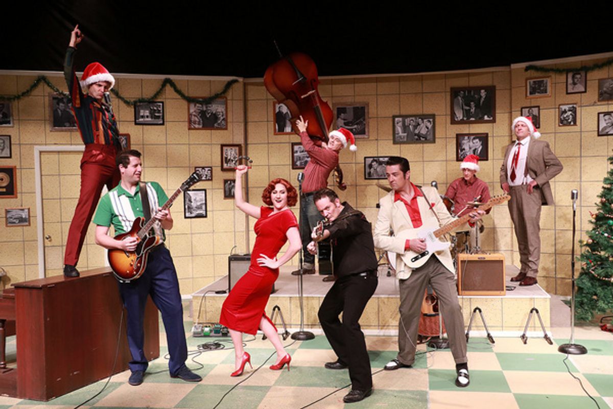 The cast of Million Dollar Quartet Christmas at 