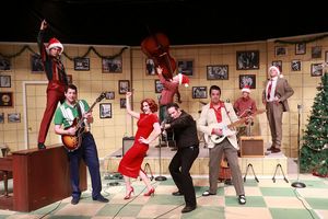 The cast of Million Dollar Quartet Christmas @ BroadwayWorld The cast of Million Dollar Quartet Christmas Photo