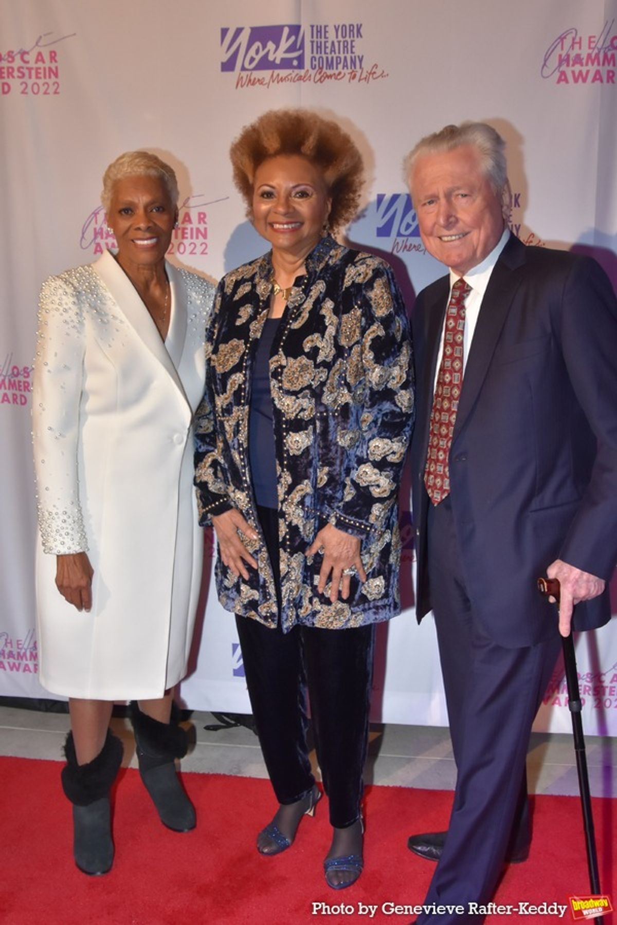 Dionne Warwick, Leslie Uggams and Grahame Pratt at 