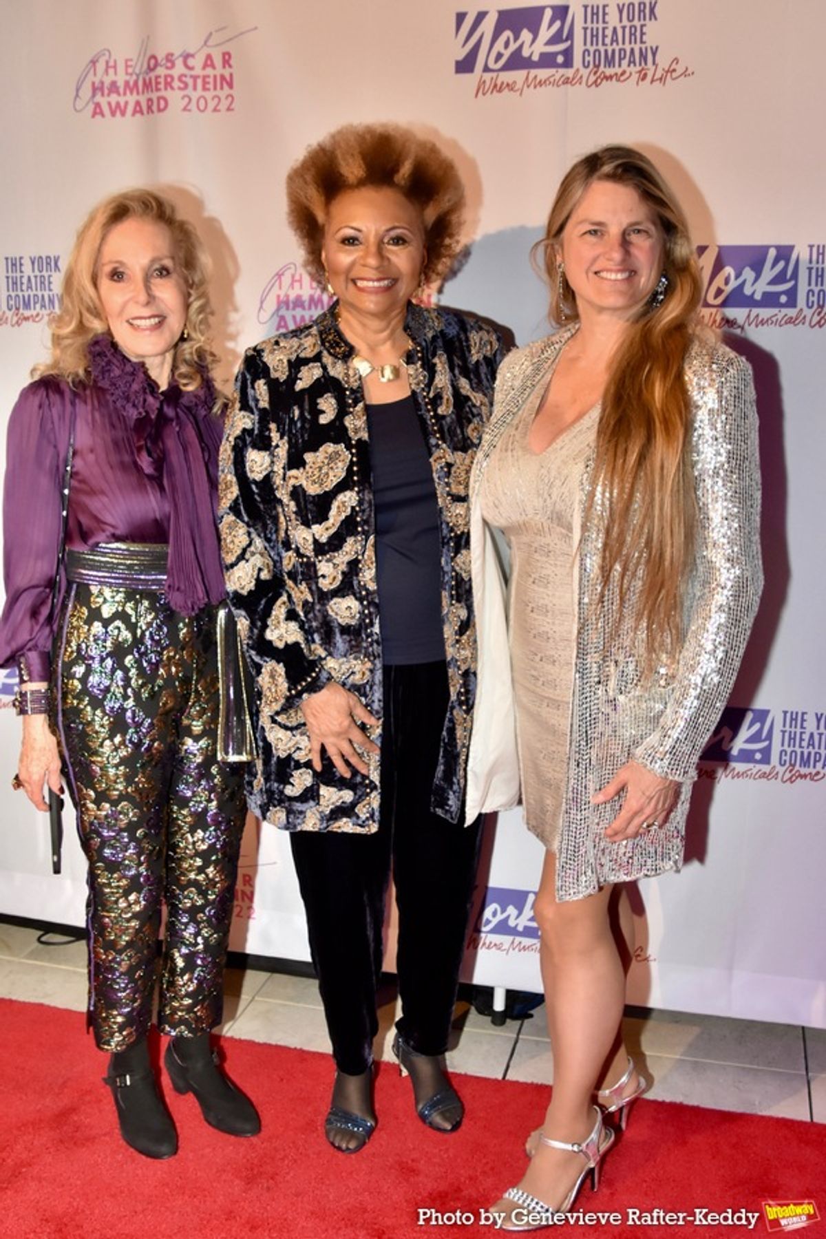 Sharleen Cooper Cohen, Leslie Uggams and Bonnie Cromley at 