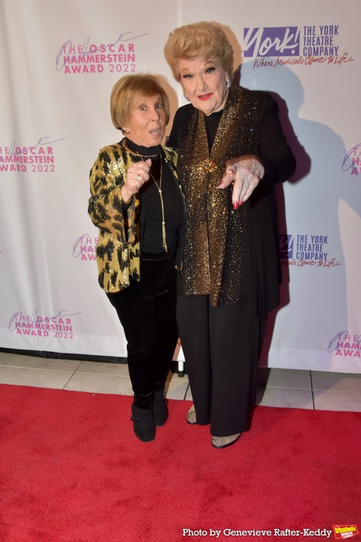 Riki Kane Larimer and Marilyn Maye at 