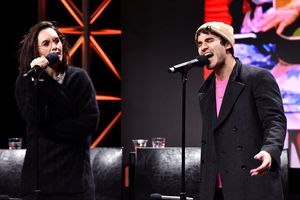 Lena Hall and Darren Criss @ BroadwayWorld Lena Hall and Darren Criss Photo