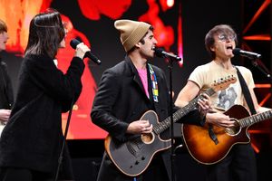 Lena Hall, Darren Criss and Stephen Trask @ BroadwayWorld Lena Hall, Darren Criss and Stephen Trask Photo