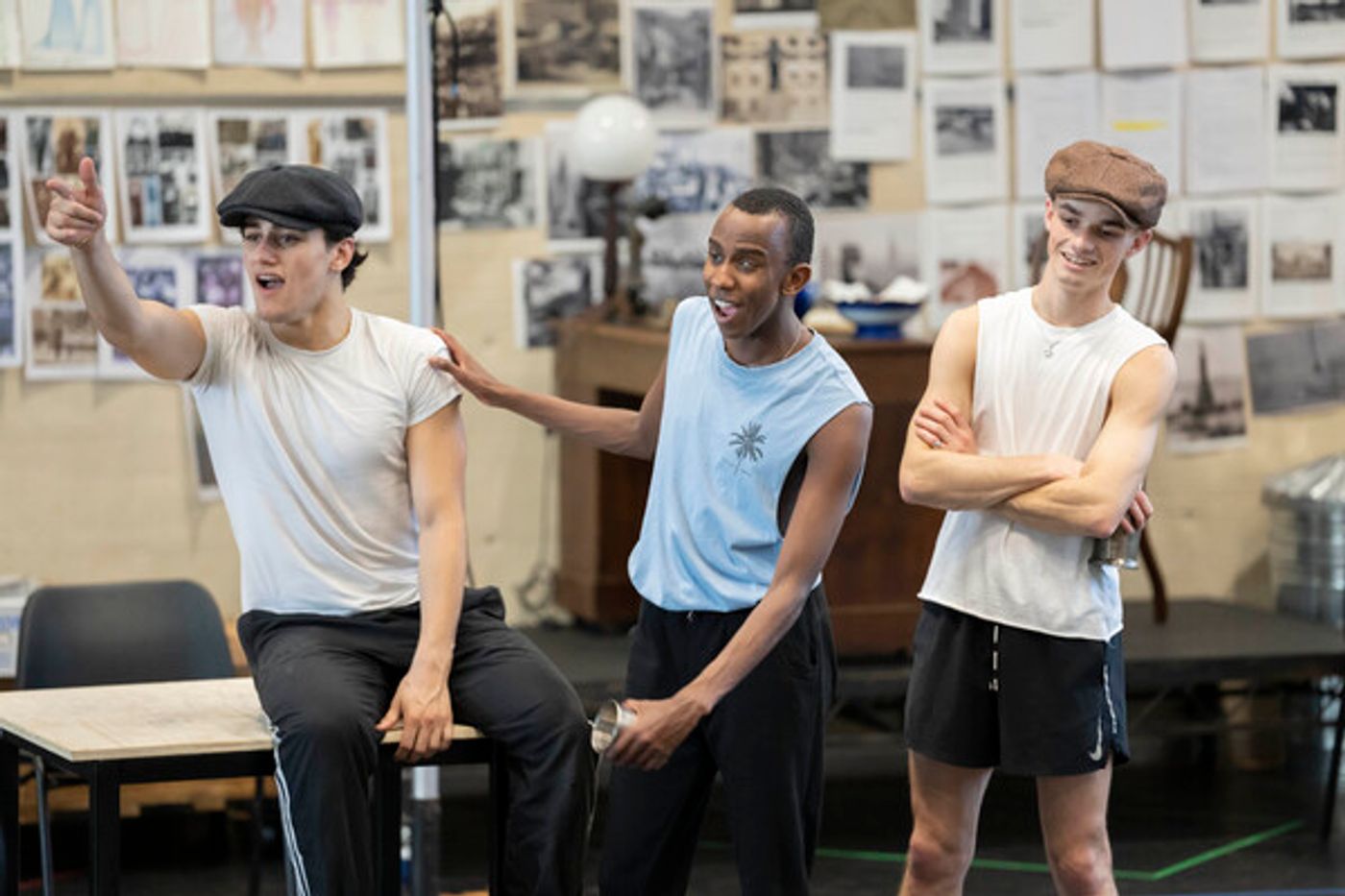 Photos: Inside Rehearsal For Disney's NEWSIES, Beginning in London This Month Photos: Inside Rehearsal For Disney's NEWSIES, Beginning in London This Month Image