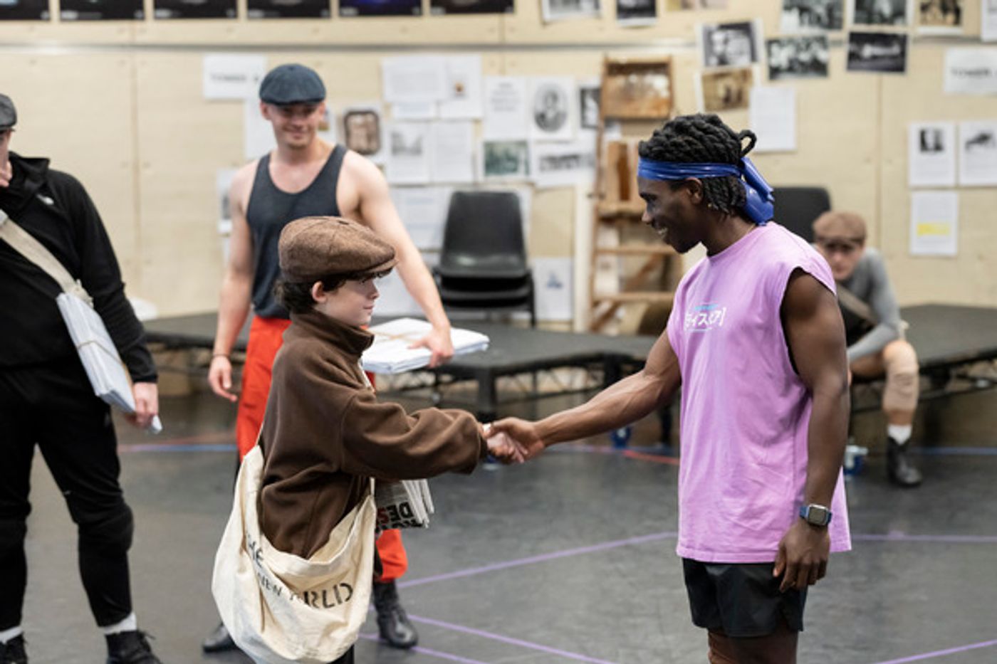 Photos: Inside Rehearsal For Disney's NEWSIES, Beginning in London This Month Photos: Inside Rehearsal For Disney's NEWSIES, Beginning in London This Month Image