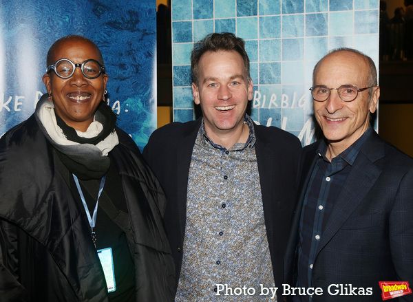 Toni-Leslie James, Mike Birbiglia and Director Seth Barrish  Photo