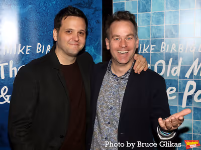 Derek DelGaudio and Mike Birbiglia Photo