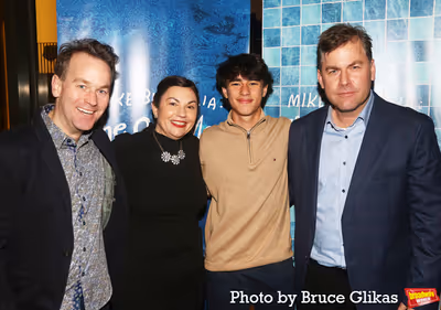 Mike Birbiglia, Gina Birbiglia, Nephew and Jonathan Birbiglia Photo