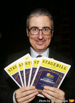 Host John Oliver @ BroadwayWorld Host John Oliver Photo