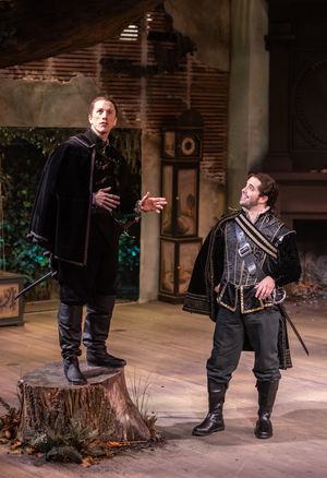 Paul Scanlan (Rapunzel’s Prince) and Vincent Kempski (Cinderella’s Prince) in Into the
Woods at Signature Theatre @ BroadwayWorld Paul Scanlan (Rapunzel’s Prince) and Vincent Kempski (Cinderella’s Prince) in Int Photo