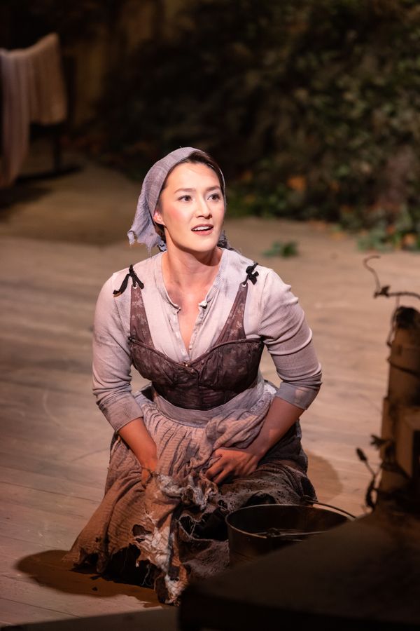 atie Mariko Murray (Cinderella) in Into the Woods at Signature Theatre. Photo by 
Chr Photo