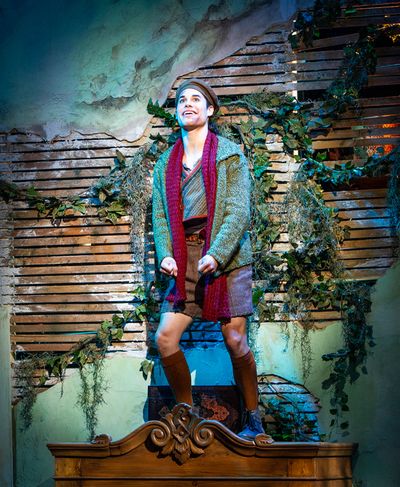 David Merino (Jack) in Into the Woods at Signature Theatre Photo