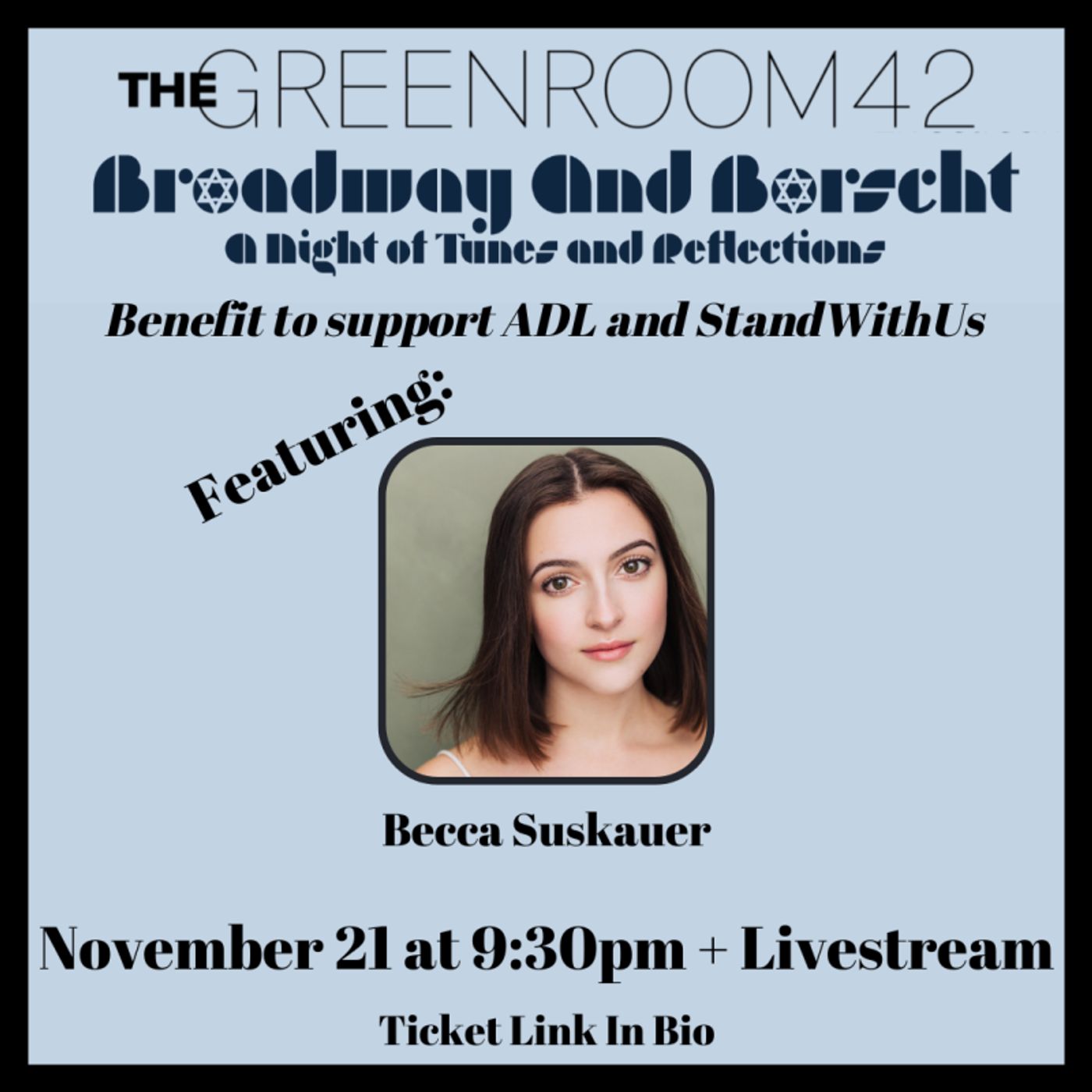 Interview: Noah Marlowe of BROADWAY AND BORSCHT at The Green Room 42 November 21st  Image