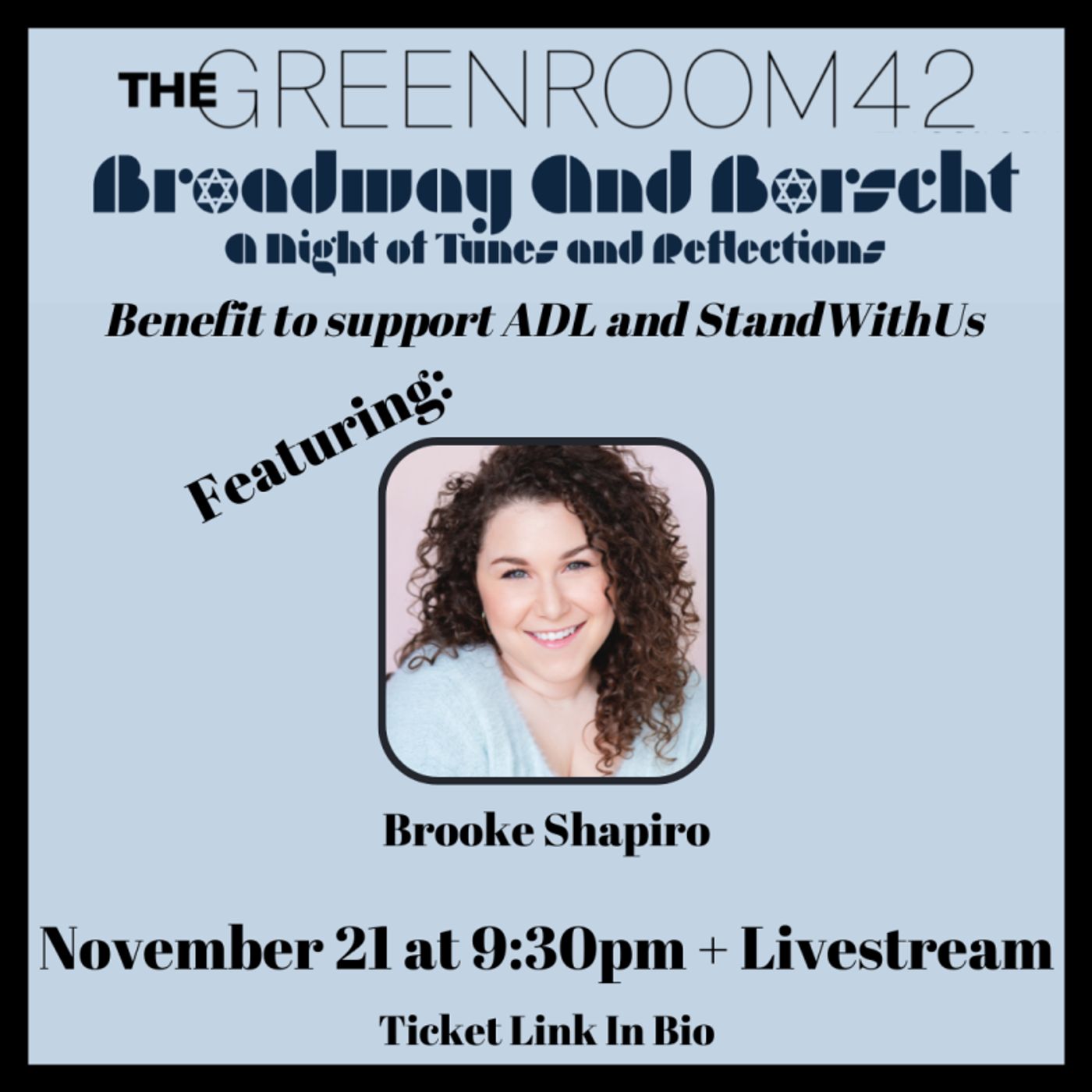 Interview: Noah Marlowe of BROADWAY AND BORSCHT at The Green Room 42 November 21st  Image