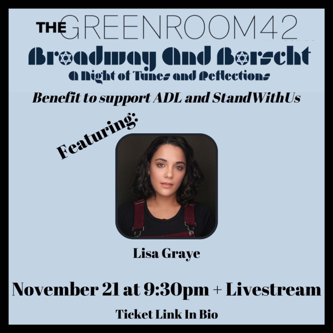Interview: Noah Marlowe of BROADWAY AND BORSCHT at The Green Room 42 November 21st  Image