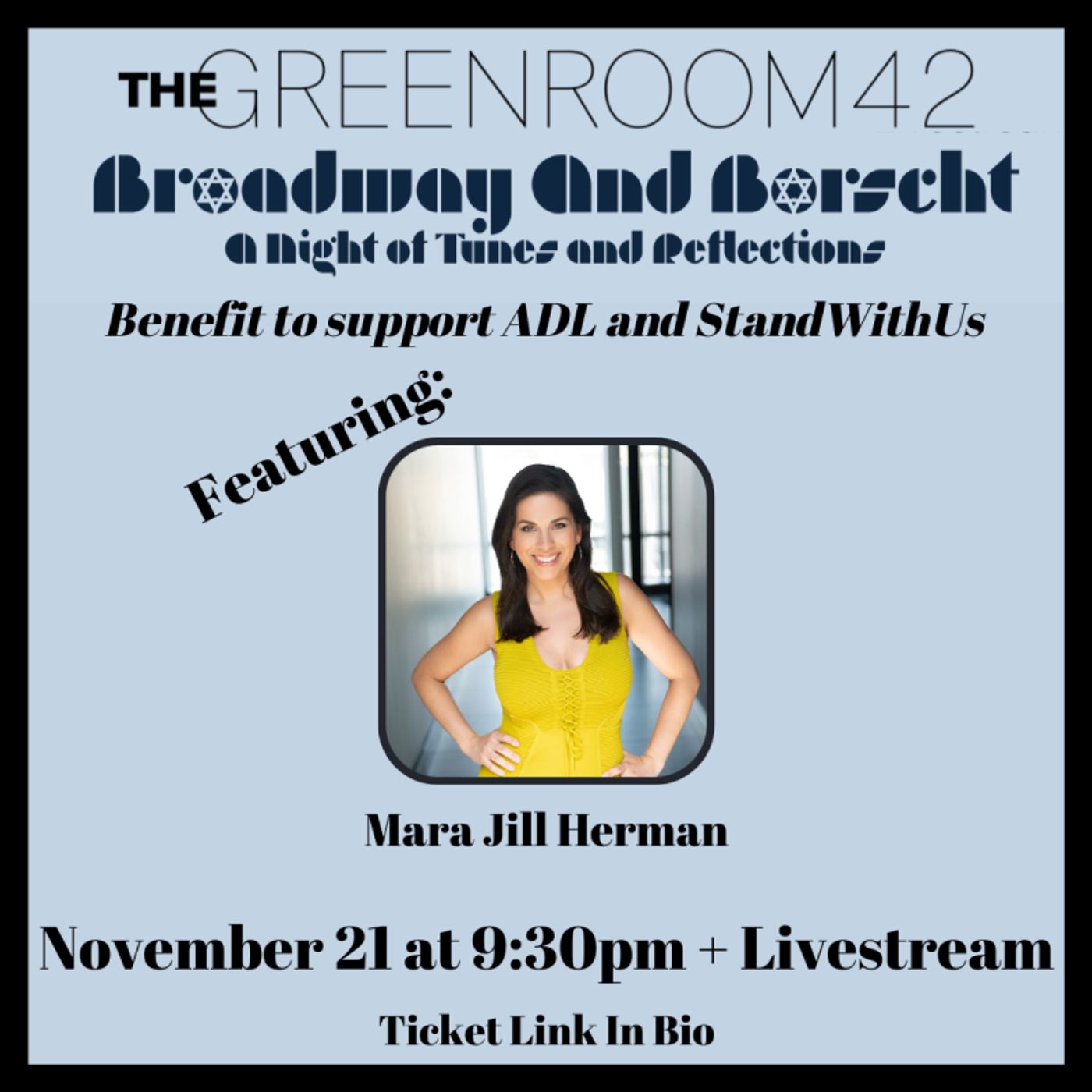 Interview: Noah Marlowe of BROADWAY AND BORSCHT at The Green Room 42 November 21st Interview: Noah Marlowe of BROADWAY AND BORSCHT at The Green Room 42 November 21st Image