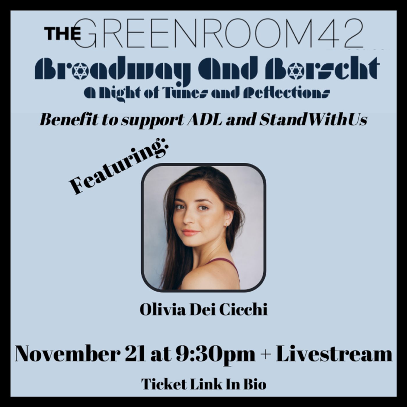 Interview: Noah Marlowe of BROADWAY AND BORSCHT at The Green Room 42 November 21st  Image