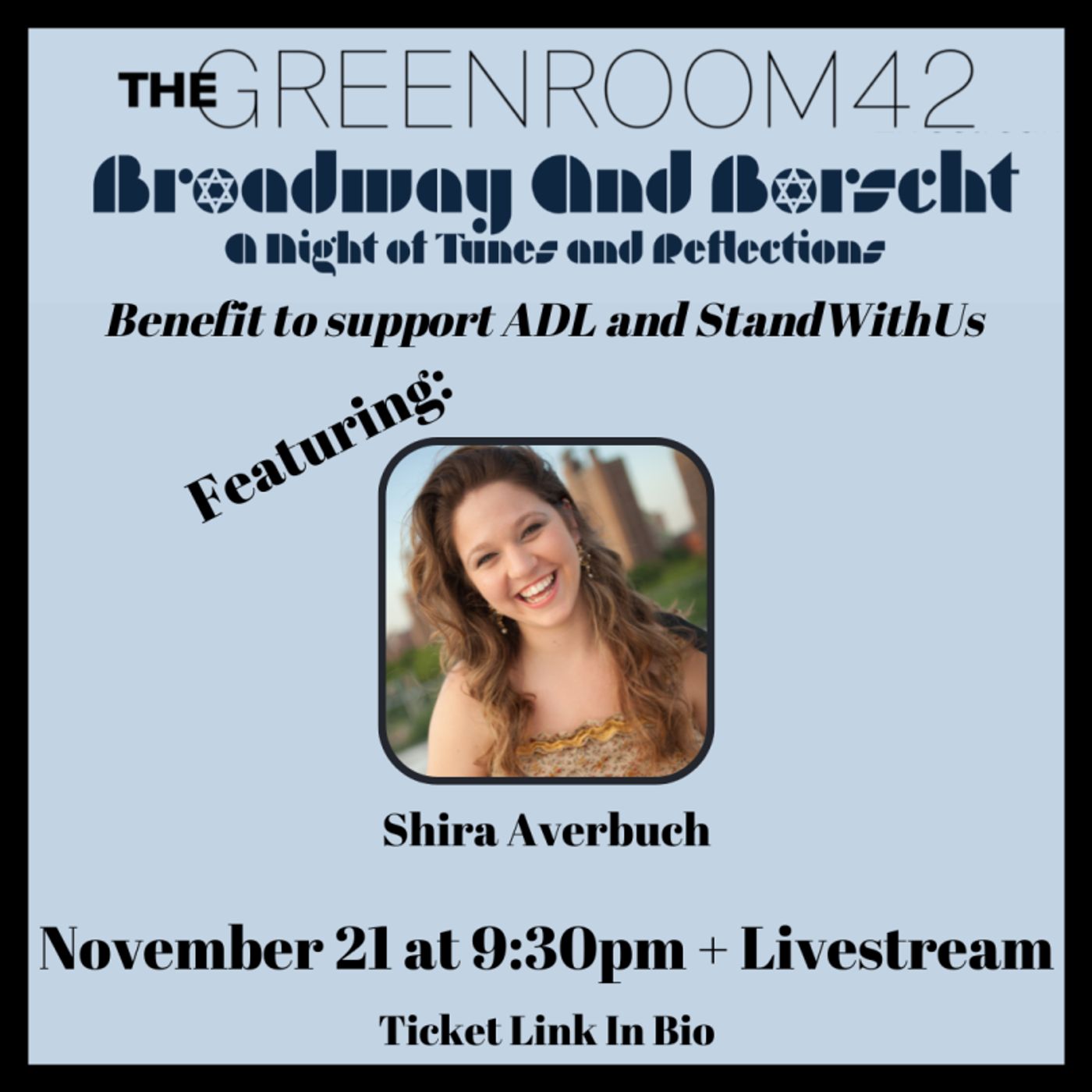 Interview: Noah Marlowe of BROADWAY AND BORSCHT at The Green Room 42 November 21st Interview: Noah Marlowe of BROADWAY AND BORSCHT at The Green Room 42 November 21st Image