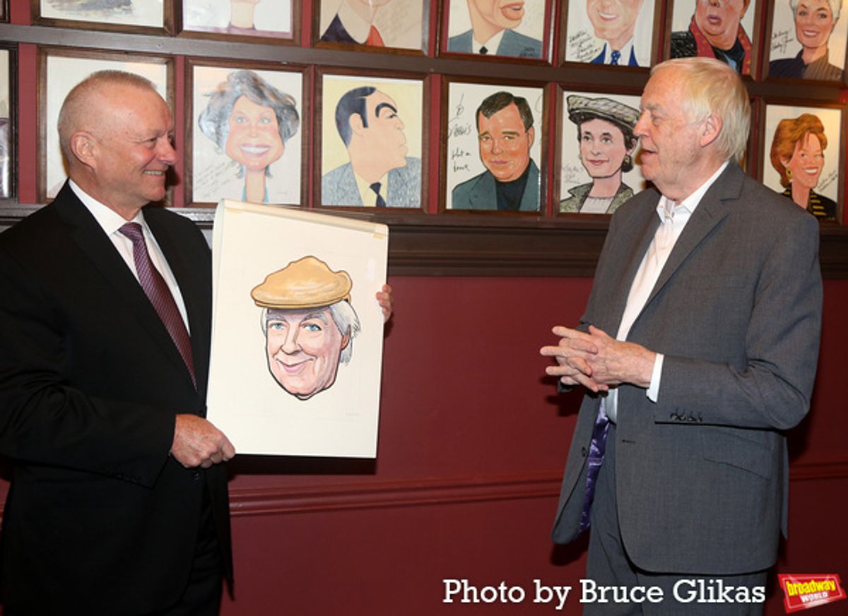 Sir Tim Rice and Max Klimavicius at 