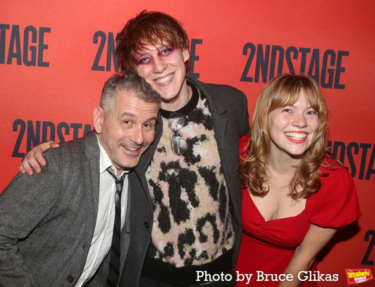 Director David Cromer, Charlie Foster and Jane Ackermann  at 