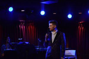 Music Director Drew Wutke and host Thomas March @ BroadwayWorld Music Director Drew Wutke and host Thomas March Photo