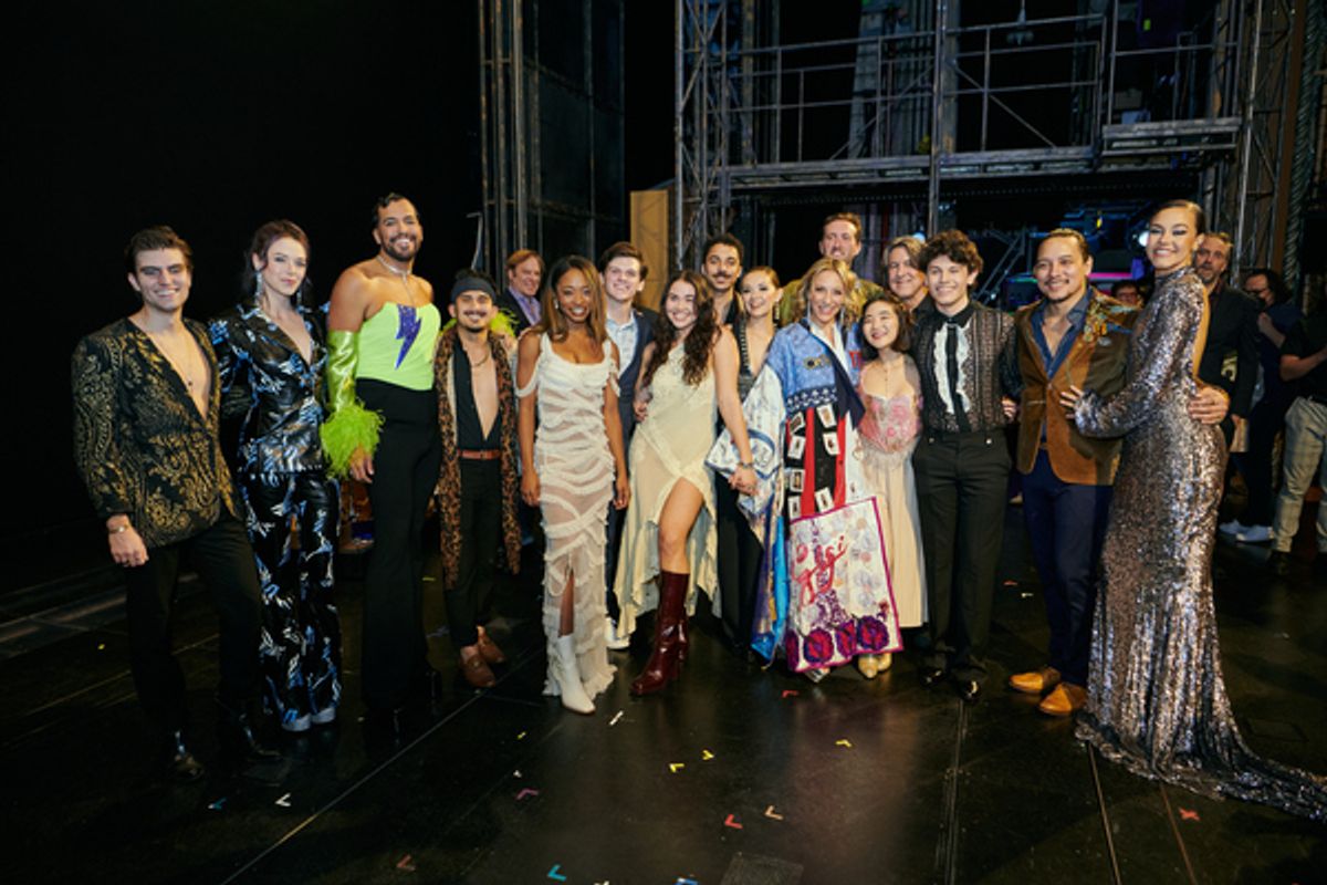 Erica Mansfield and cast at 