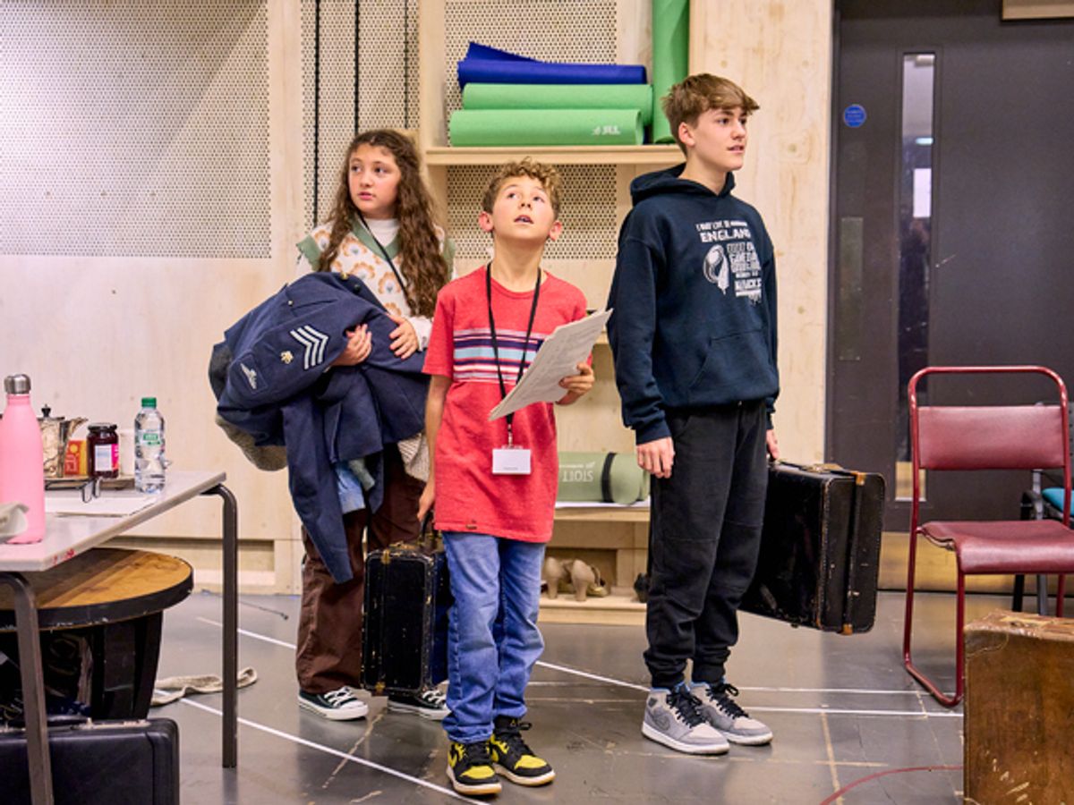 Chloe Raphael, Bertie Caplan, Finley Glasgow at 