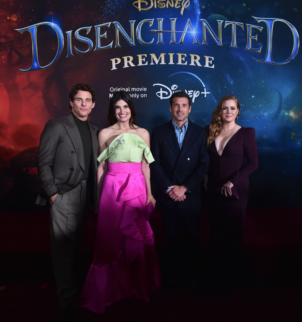 James Marsden, Idina Menzel, Patrick Dempsey and Amy Adams at 