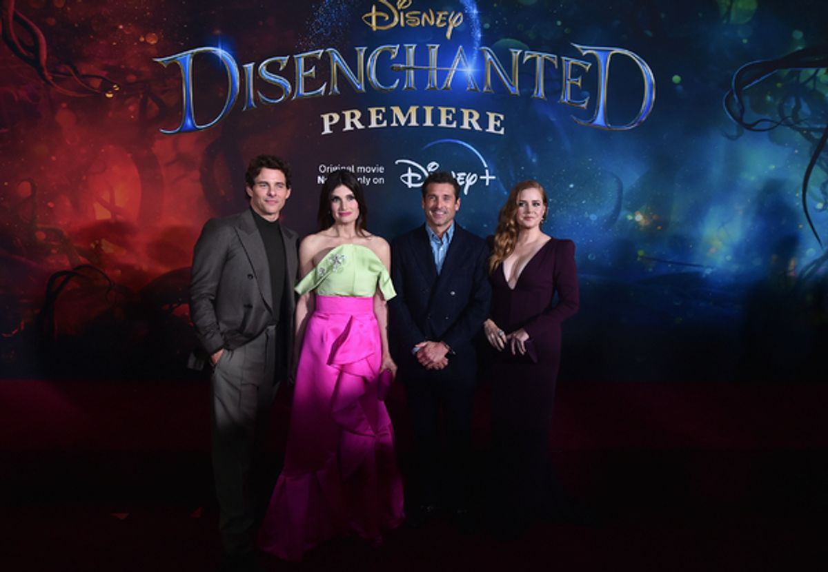 James Marsden, Idina Menzel, Patrick Dempsey and Amy Adams at 