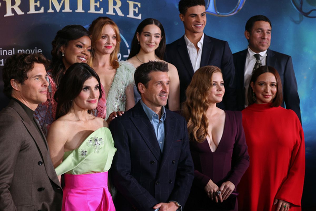 James Marsden, Yvette Nicole Brown, Idina Menzel, Jayma Mays, Gabriella Baldacchino, Patrick Dempsey, Kolton Stewart, Amy Adams, Oscar Nuñez and Maya Rudolph at 