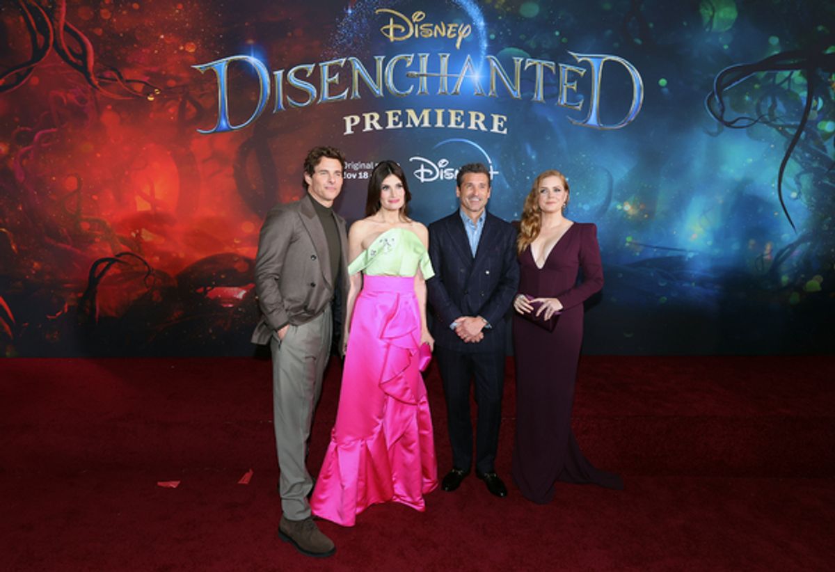 James Marsden, Idina Menzel, Patrick Dempsey and Amy Adams at 
