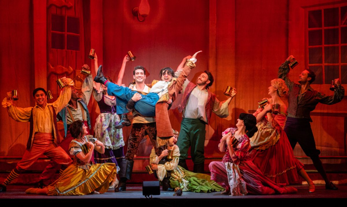 Elliott Litherland and cast at 