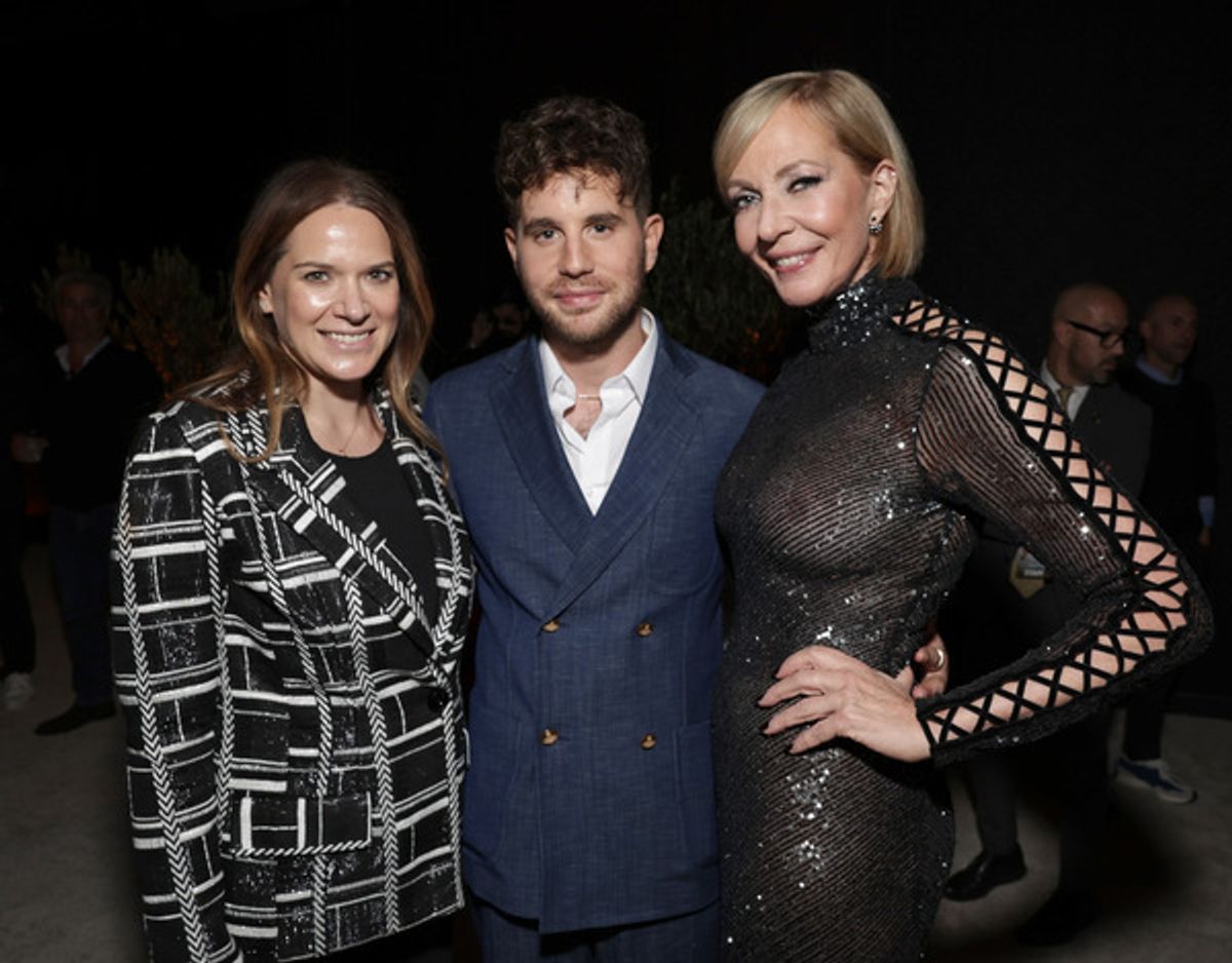 Amazon Studios Head of Movies Julie Rapaport, Ben Platt and Allison Janney at 