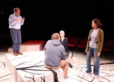 William Mullin, Tom Sharp Anne Stott & Sara Fitzpatrick Photo