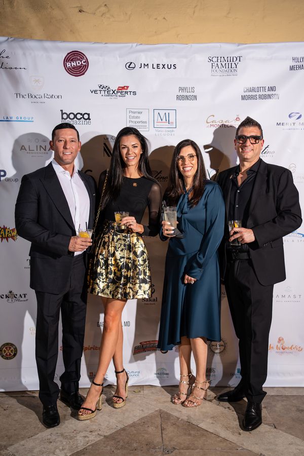 Russ and Leann Berman, Lynn-Marie Whitefall, Anthony Crupi Photo