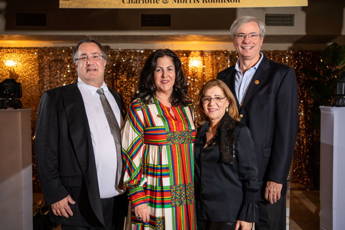 Robert Winess, Phyllis Robinson, Hinda and Arnold Bramnick at 