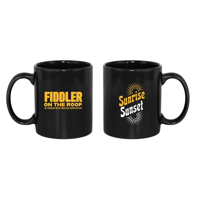 Fiddler On The Roof In Yiddish Sunrise Sunset Mug